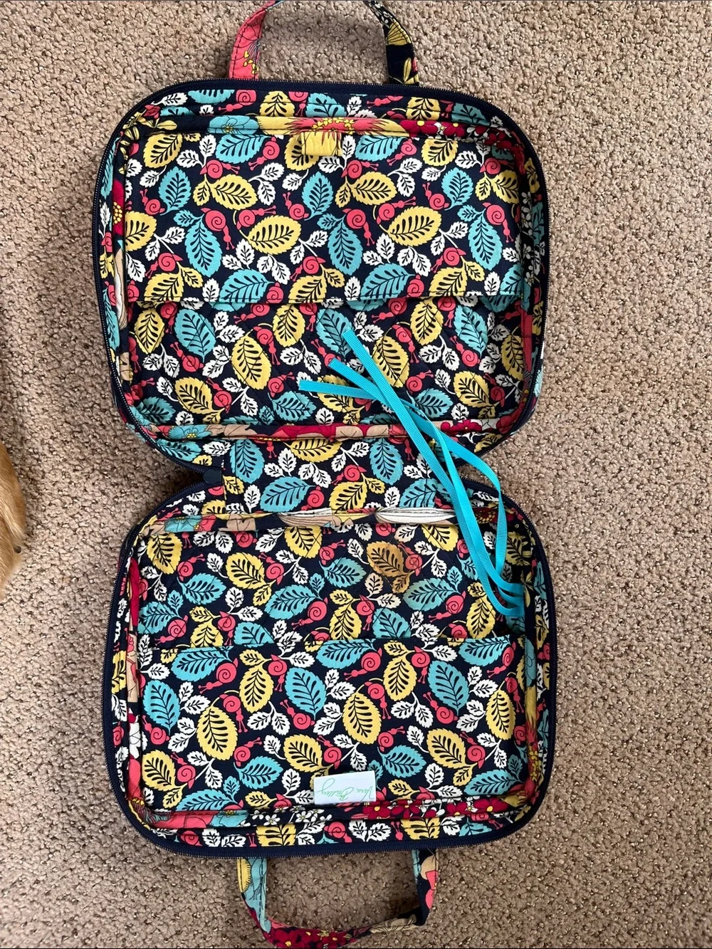 Vera Bradley Quilted Snail Bible Case Cover